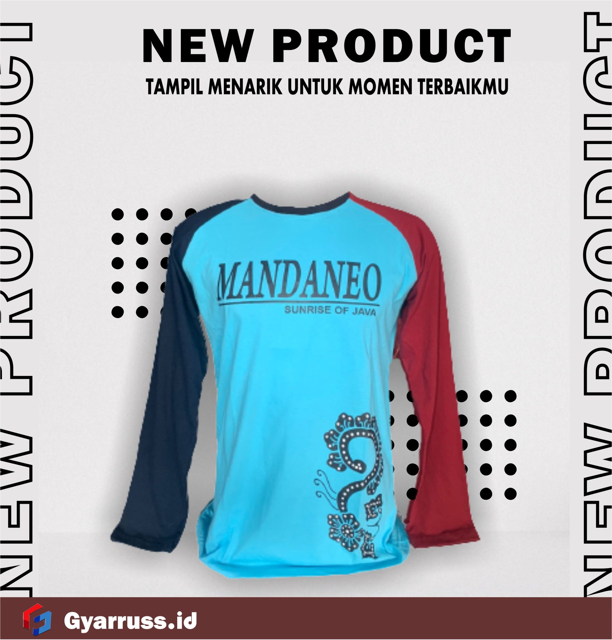 Kaos Khas Banyuwangi | Kaos Kombinasi Mandaneo