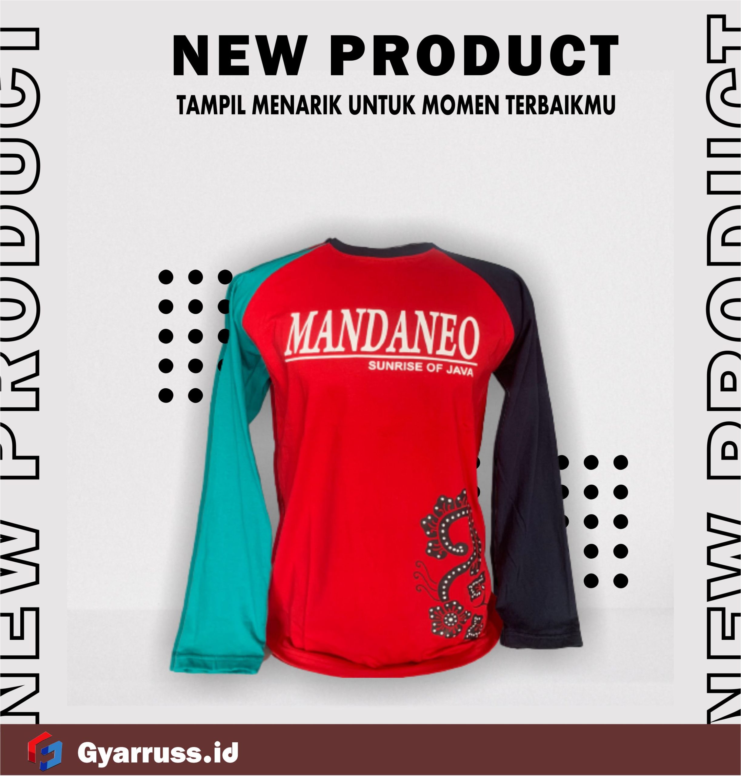 Kaos Khas Banyuwangi | Kaos Kombinasi Mandaneo